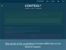 Tablet Screenshot of contegix.com
